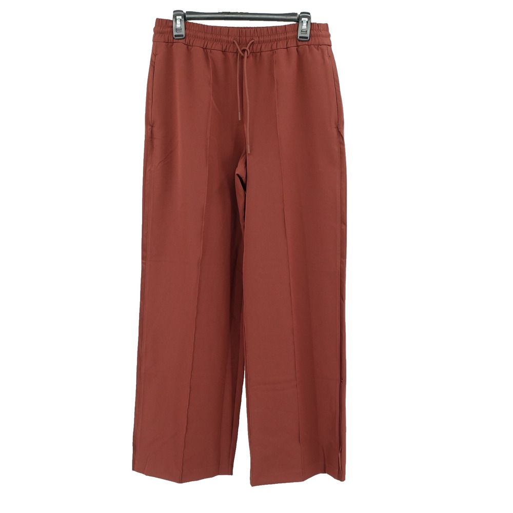Athleta Relaxed Pants SZ S Endevour High Rise Wide Leg Travel Commuter Business